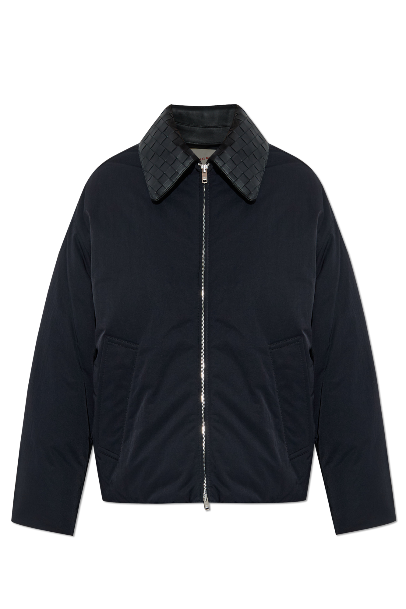 BOTTEGA VENETA ダウン パファージャケット Bottega Veneta: Off-White Cotton Twill Down Puffer Jacket